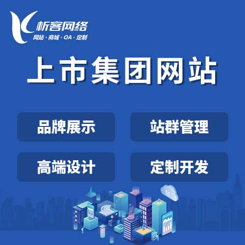 池州上市集团网站定制